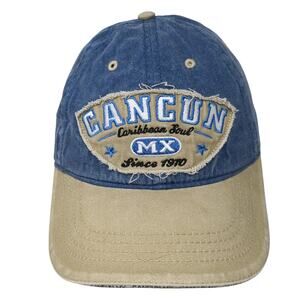 Cancun Caribbean Soul Since 1910 Baseball Cap Multicolor One Size Banana Bay